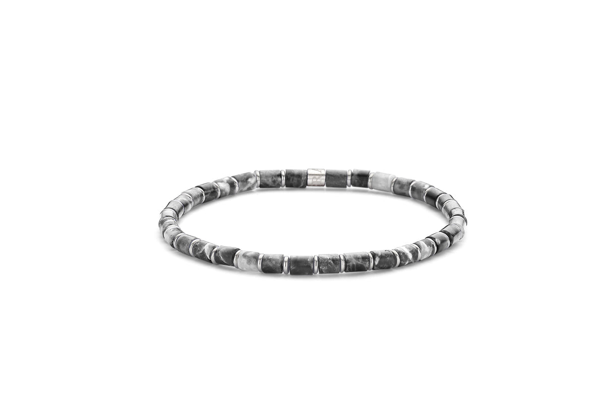 Frank 1967 Herrenarmband • Jaspis • Edelstahl • 7FB-0696