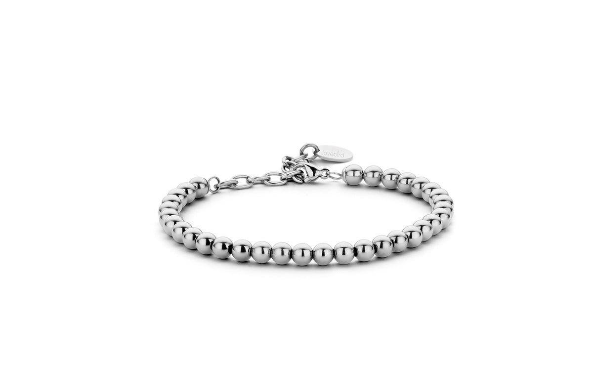 Lovebird Kugelarmband • Edelstahl