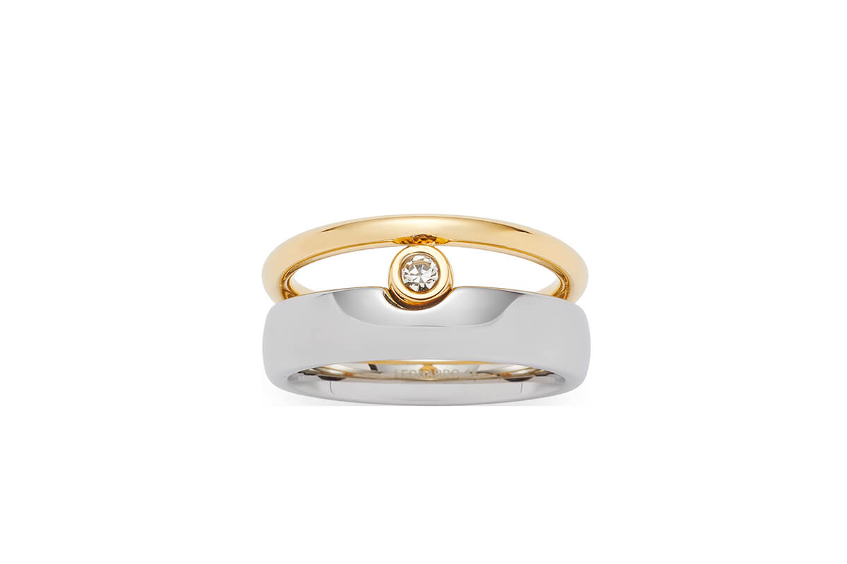 Leonardo Ring 19 gold Claire • 025397