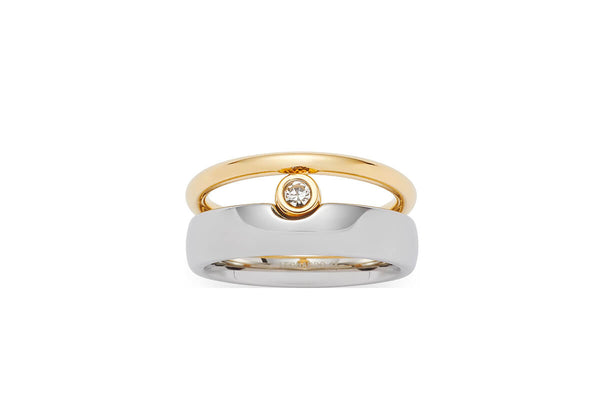 Leonardo Ring 19 gold Claire • 025397