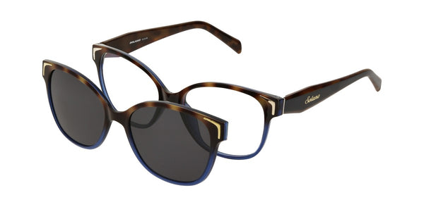 Solano by Sunlife Brille CL 90243 F mit Magnet Sonnenclip