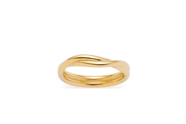 Leonardo Ring 19 gold Twister CIAO • 025754