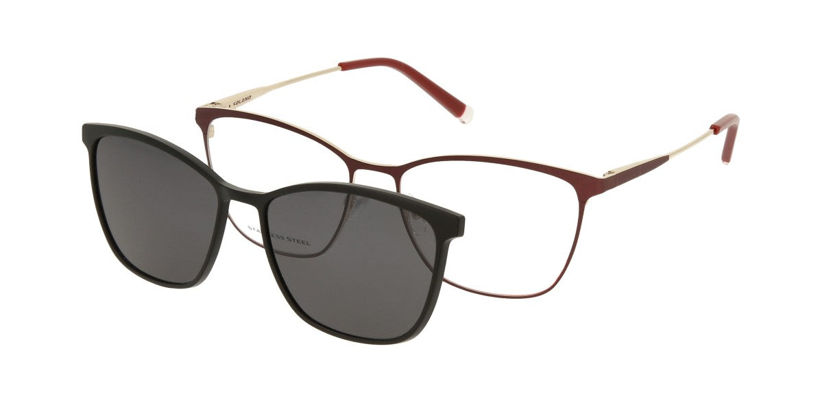 Solano Brille CL10217 D mit Magnet Sonnenclip