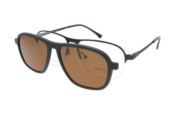 Spar-Set: Arctic Clip Brille 69964 C5 mit 2 polarisierten Sonnenclips