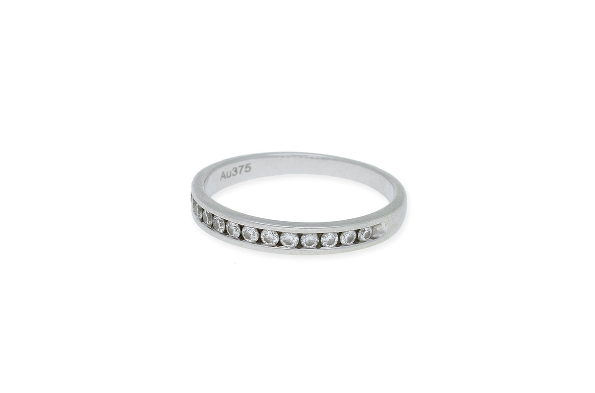 Ring • 333 Weißgold • Diamanten