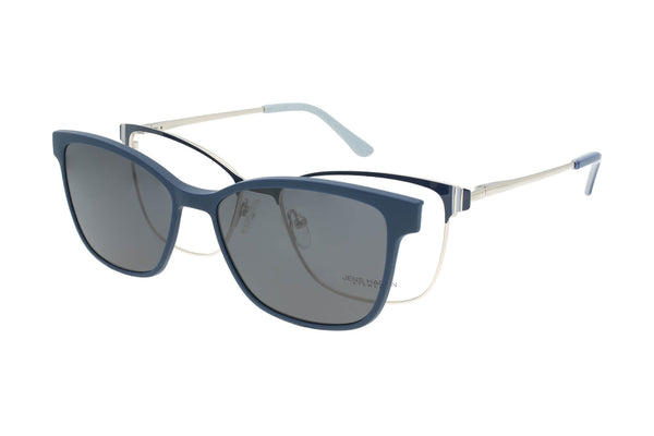 Jens Hagen Brille JH 30047 B mit Magnet Sonnenclip · Blau