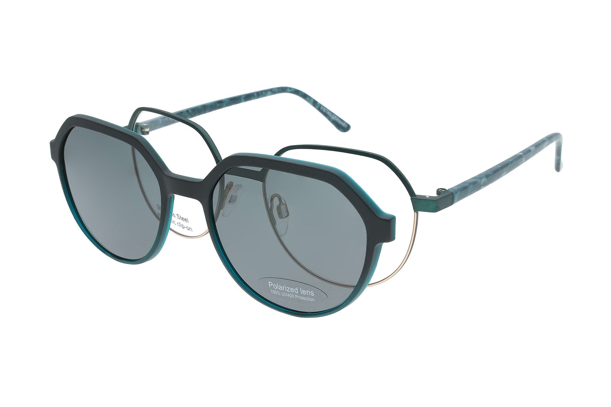 Vistan Brille mit polarisiertem Magnet Sonnenclip • 3074-1
