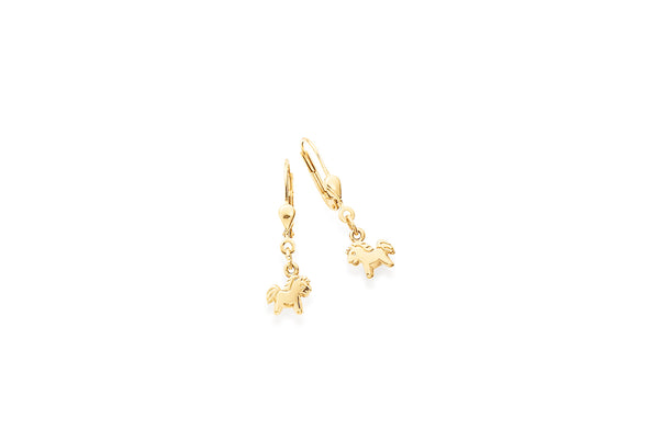 Palido Ohrhänger Pferd • 333 Gold