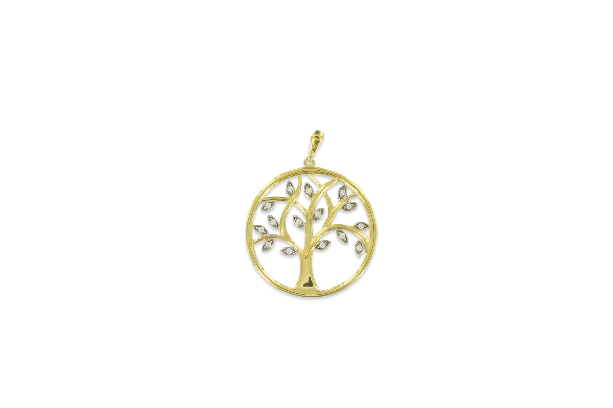 Palido Anhänger Lebensbaum • 333 Gold • Zirkonia