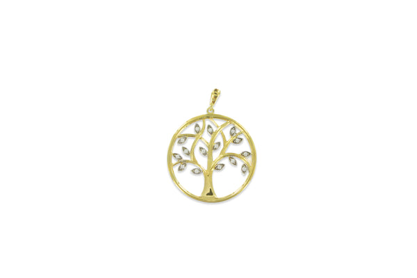 Palido Anhänger Lebensbaum • 333 Gold • Zirkonia