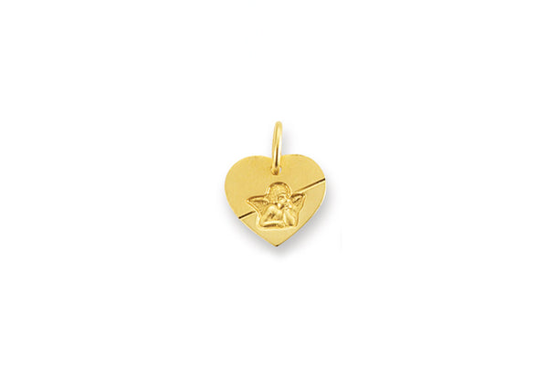 Palido Schutzengel Anhänger Herzform • 333 Gold