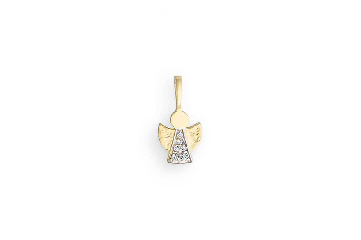 Palido Schutzengel Anhänger • 333 Gold • Zirkonia