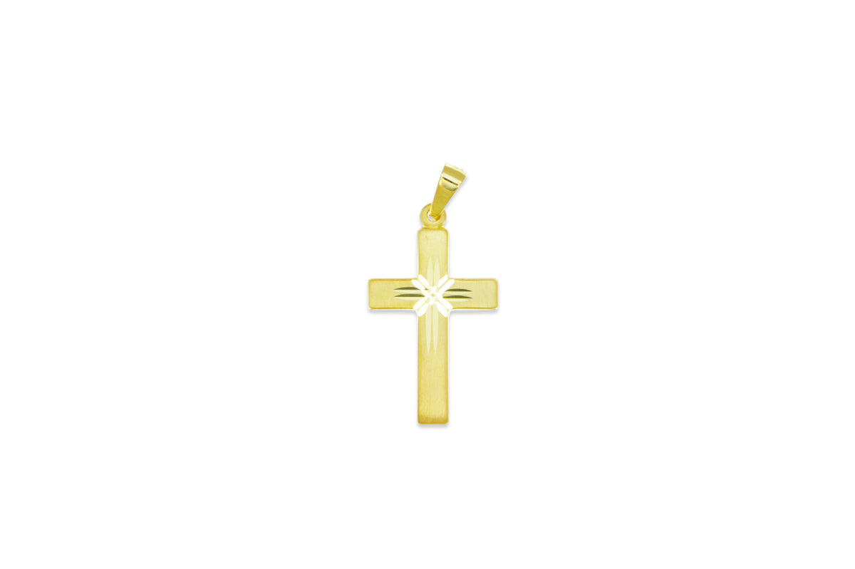 Palido Kreuz Anhänger • 333 Gold