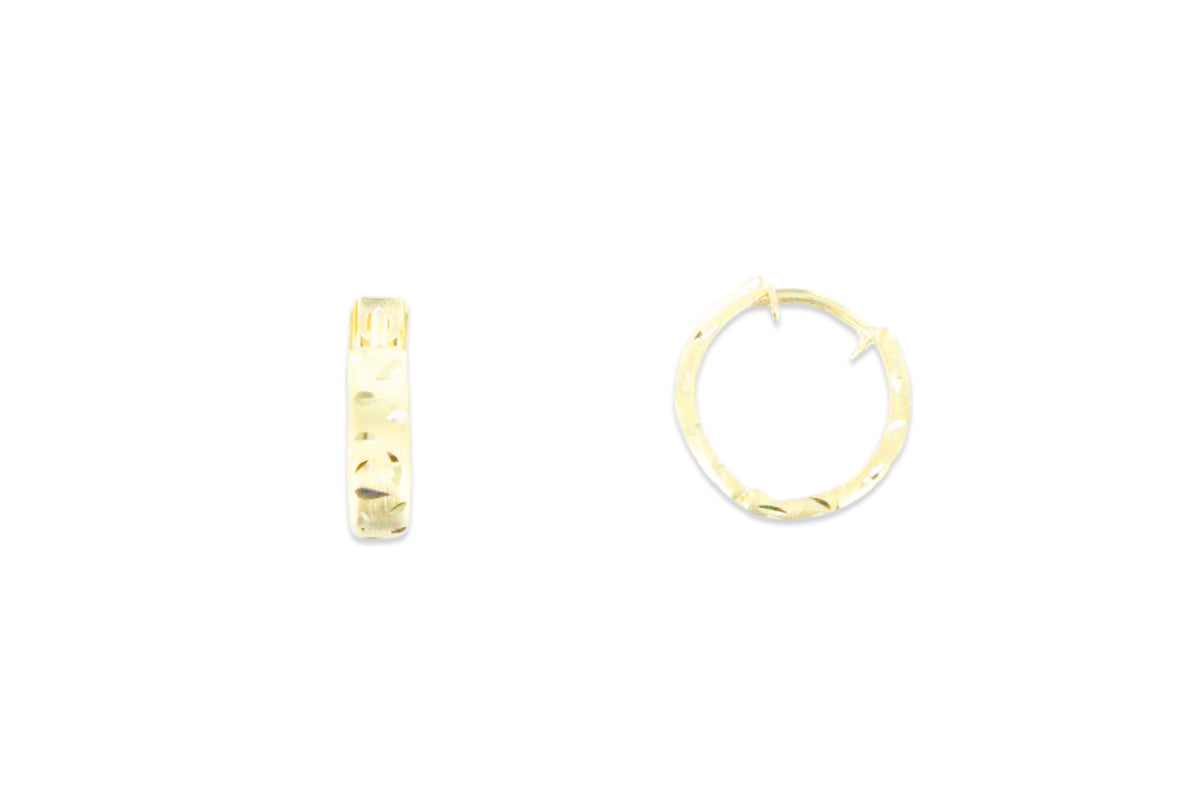 Palido Creolen • 333 Gold Diamantiert