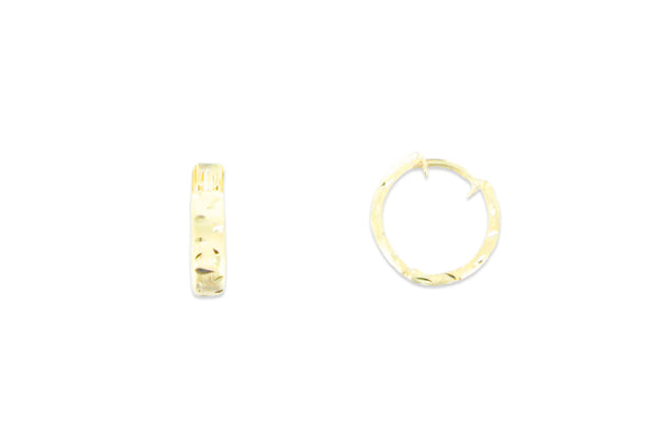 Palido Creolen • 333 Gold Diamantiert