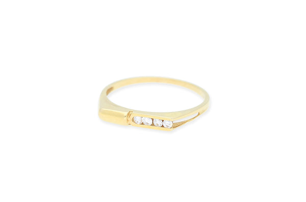 Ring • 750 Gold • Zirkonia