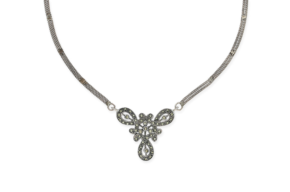 Antikes Collier • 925 Silber • Markasit