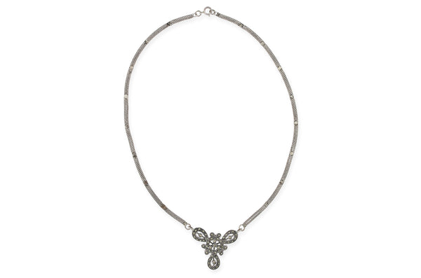 Antikes Collier • 925 Silber • Markasit