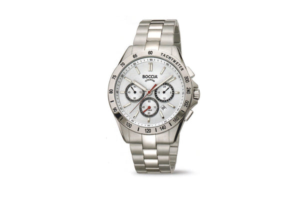 Boccia Titan Herrenuhr Sport Chronograph • 3733-01