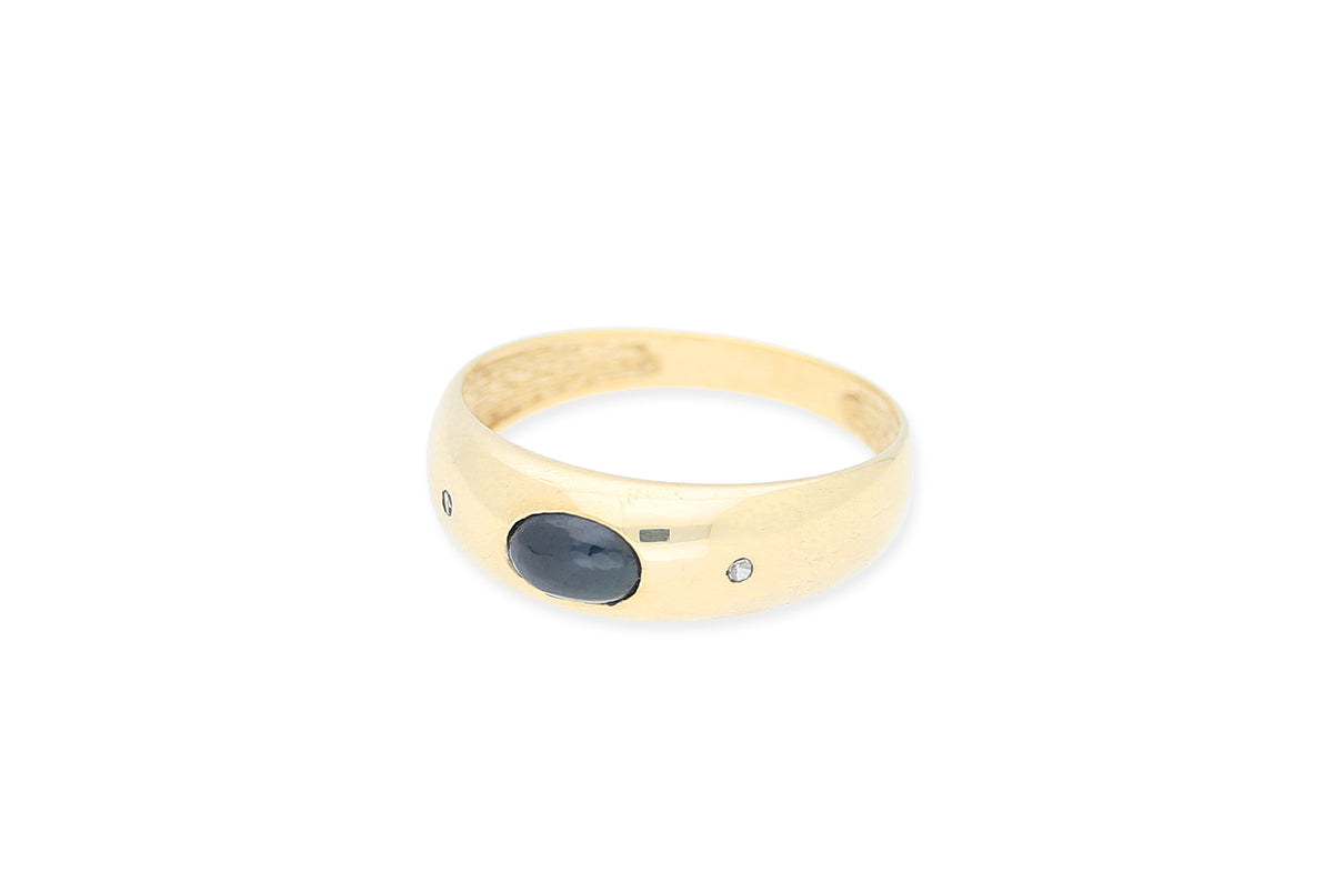 Ring • 585 Gold • Saphir • Diamanten