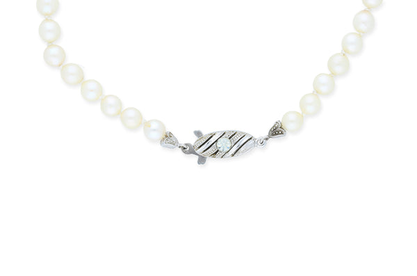 Zuchtperlenkette • 835 Silber