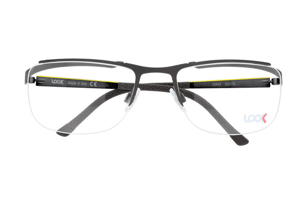 Sportlich gebogene LOOK Brille 10442 M9 · Schwarz · Bild 2