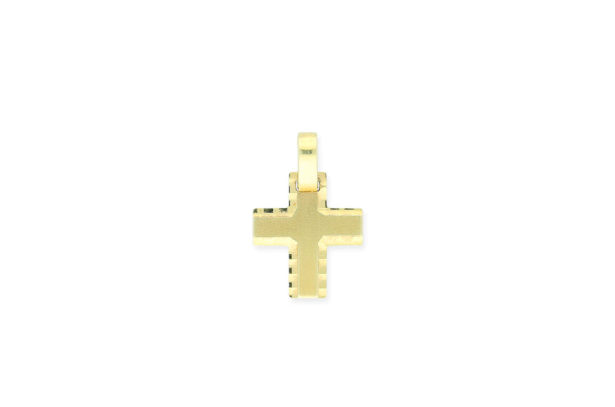 Kreuz Anhänger • 585er Gold