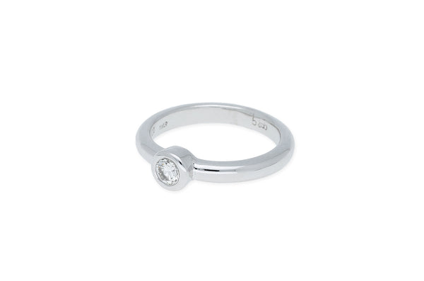 Ring • 585 Weißgold • Brillant