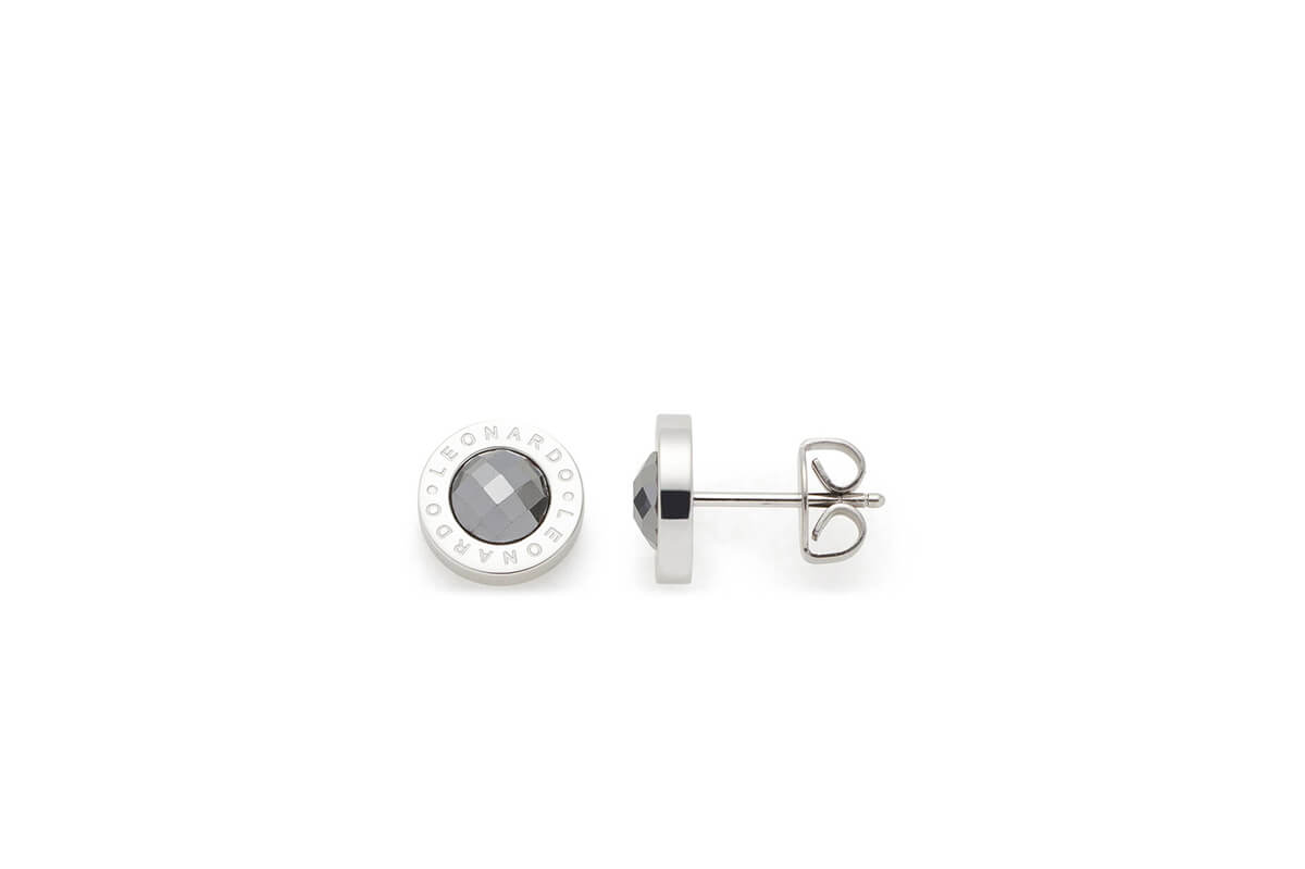 Leonardo Ohrstecker Matrix Hermatite • 026145