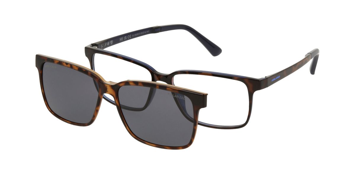 Solano Brille CL90256 D mit polarisiertem Magnet Sonnenclip
