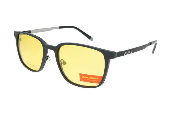 Spar-Set: Solano Brille CL10271 mit DREI polarisierten Magnet Sonnenclips