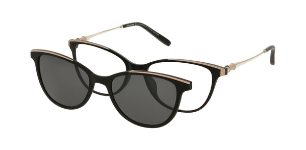 Solano Brille CL50060 B mit polarisiertem Magnet Sonnenclip