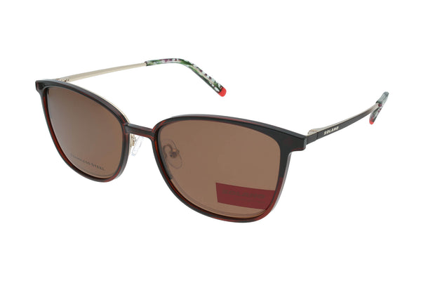 Spar-Set: Solano Halbrand Brille CL10251 mit DREI polarisierten Magnet Sonnenclips