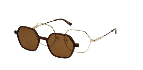 Solano Brille CL10244 C mit polarisiertem Magnet Sonnenclip