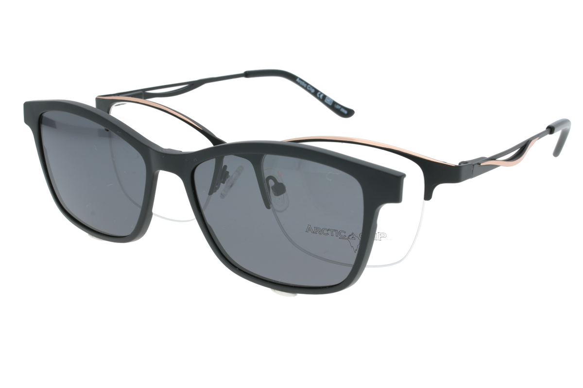 Arctic Clip Halbrandbrille 9245 C1 mit polarisiertem Magnet Sonnenclip