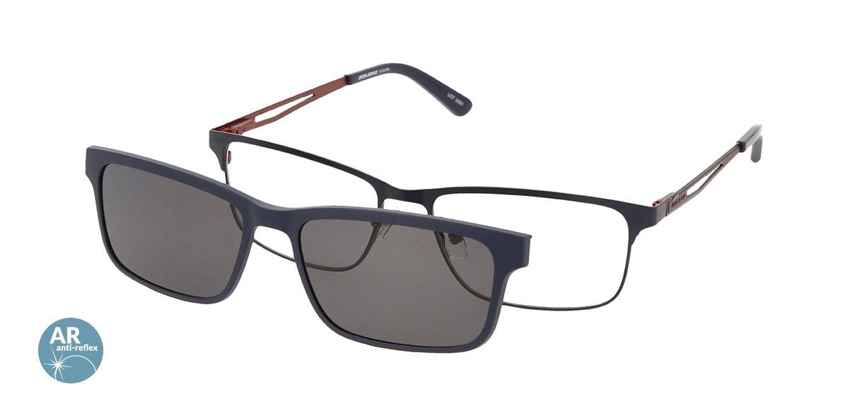 Solano Brille CL10172 C mit polarisiertem Magnet Sonnenclip