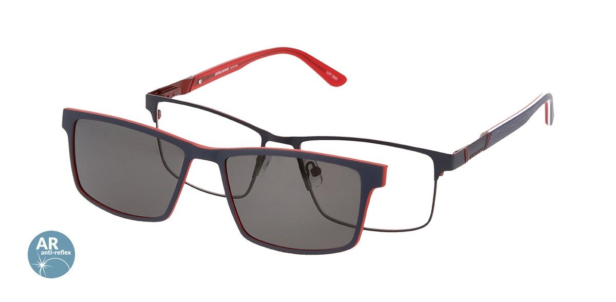 Solano Brille CL 10169 C mit polarisiertem Magnet Sonnenclip