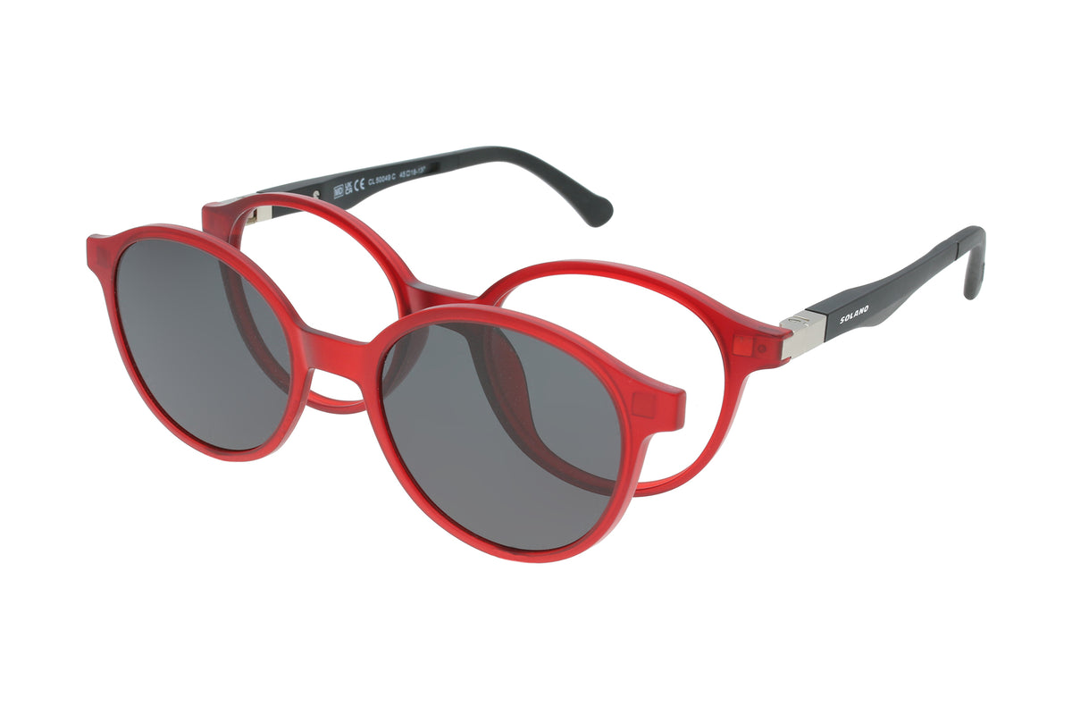 Solano Brille CL50049 C mit polarisiertem Magnet Sonnenclip
