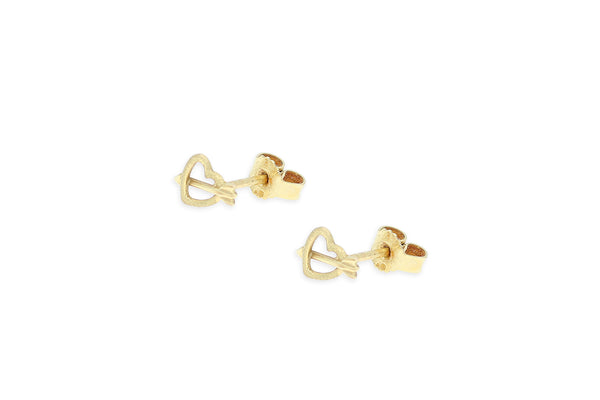 Ohrstecker Herz • 333 Gold