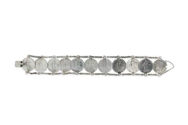 Trachten Armband Münzen • 925 Silber