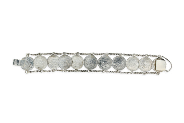 Trachten Armband Münzen • 925 Silber