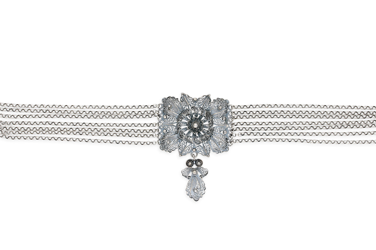 Antikes Collier • Alpacca
