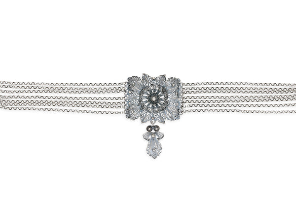 Antikes Collier • Alpacca