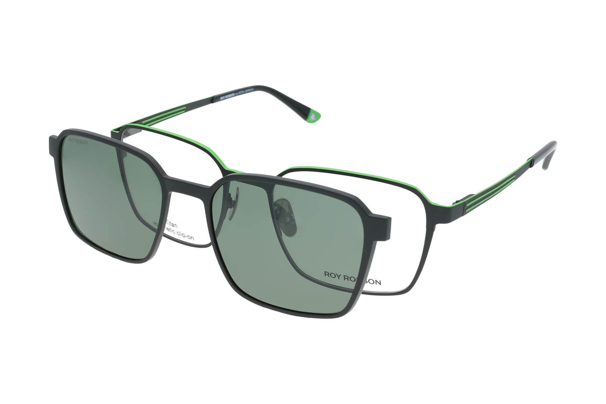 Roy Robson Brille mit polarisiertem Magnet Sonnenclip • 40136-1