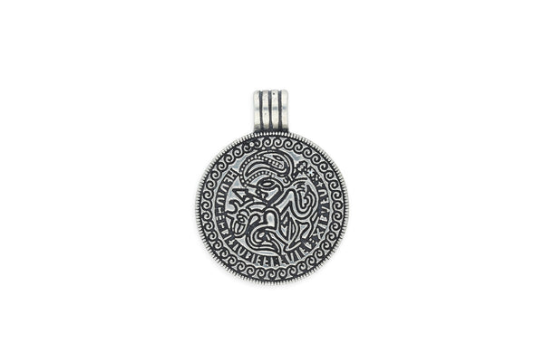 Wikinger Anhänger • Odins Raben Hugin und Munin • 925 Silber