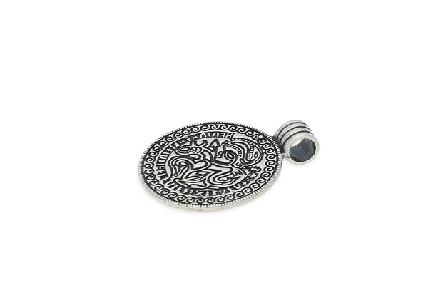 Wikinger Anhänger • Odins Raben Hugin und Munin • 925 Silber
