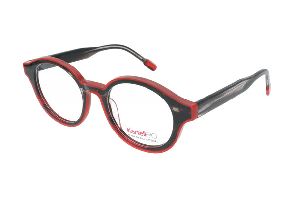 Kartell Brille mit Sonnenclip • KL038 C03