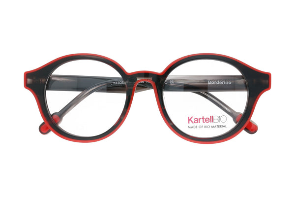 Kartell Brille mit Sonnenclip • KL038 C03