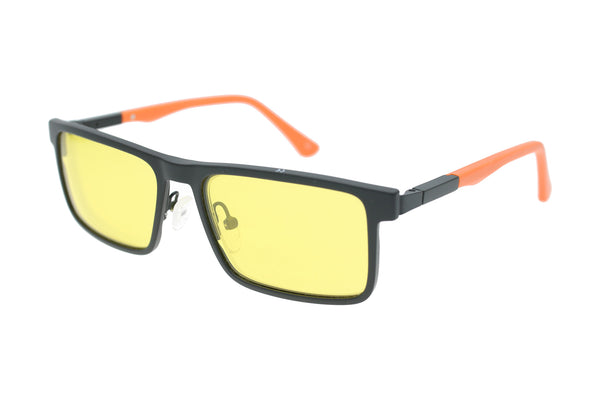 Spar-Set: Arctic Clip Halbrand Brille x205 C1 mit 2 polarisierten Sonnenclip