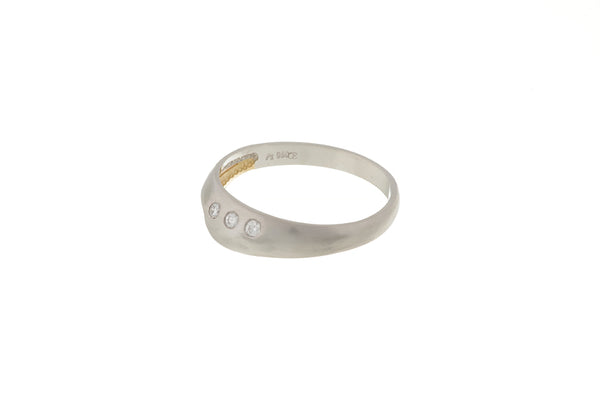 Ring 950 Platin • 750 Gold • Brillanten